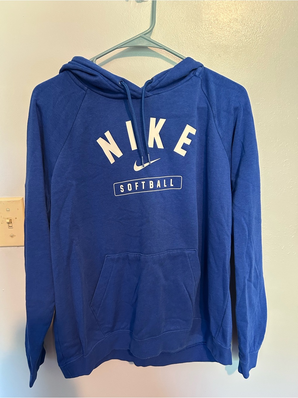 Nike Royal Blue Softball Hooded Sweatshirt
